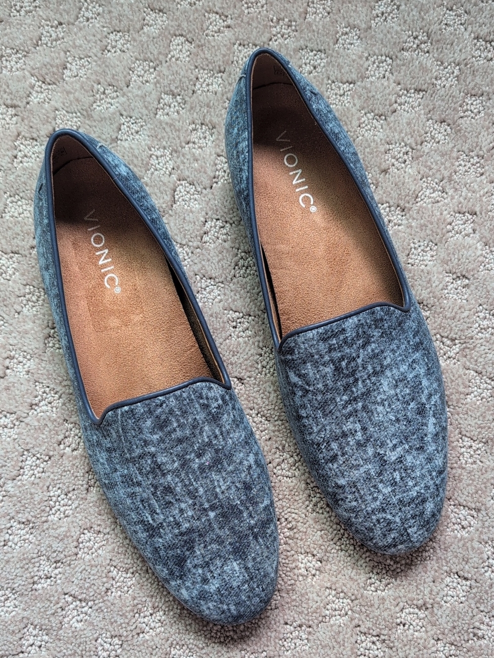 Vionic Willa II Loafers Blue Denim